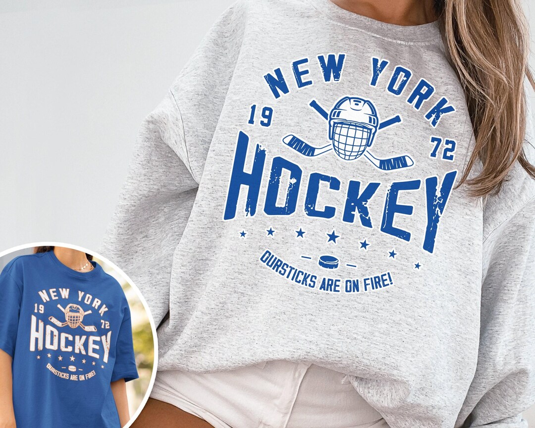 Crewneck Sweatshirt New York Islanders Crewneck Men's Heather